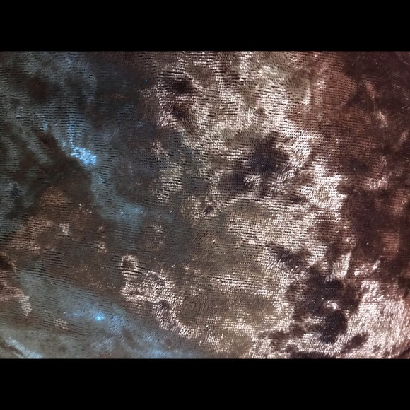 🆕 Xtaren Tan Faux Velvet Midi Dress-Lg (Junior) - Picture 6 of 6